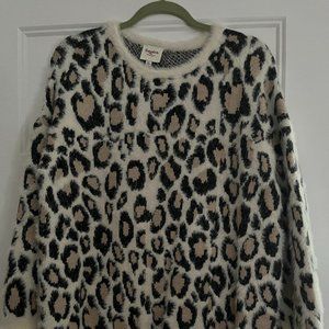 Hayden Leopard print sweater Size 1XL